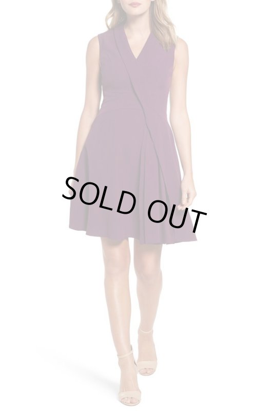 画像1: 【Kathie Lee Gifford愛用】Adrianna Papell アドリアナパペル　ストレッチAラインドレス (1)