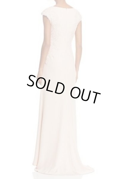 画像2: Tadashi Shoji パーティードレス  Lace-Detail Gown  ピンク系 (2)