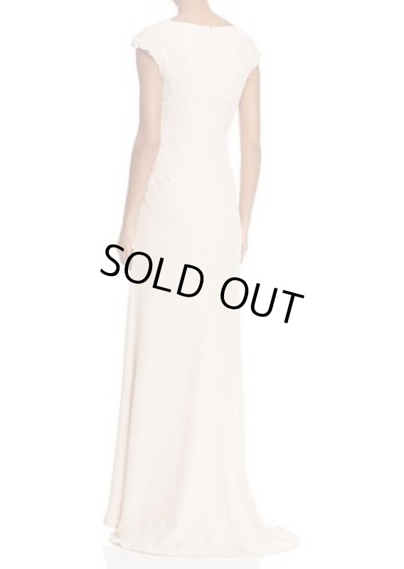 画像2: Tadashi Shoji パーティードレス 　Lace-Detail Gown 　ピンク系 (2)