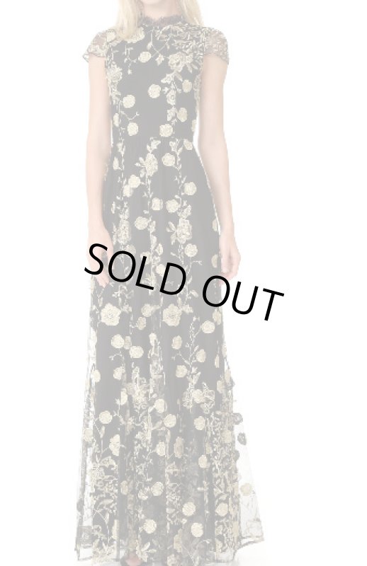 画像1: Alice + Olivia アリスアンドオリビア　Aaliyah Embroidered Gown (1)