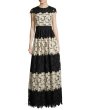 画像1: Alice + Olivia  アリスアンドオリビア　　Noel Colorblock Lace Gown (1)