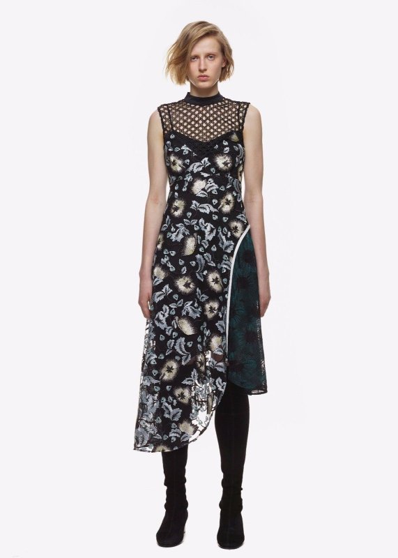 画像1: Self Portrait　セルフポートレイト　 Asymmetric Lace Dress (1)