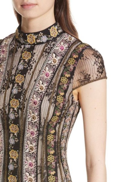 画像4: 【Adrienne Houghton愛用】Alice + Olivia アリスアンドオリビア Gwyneth Dress (4)