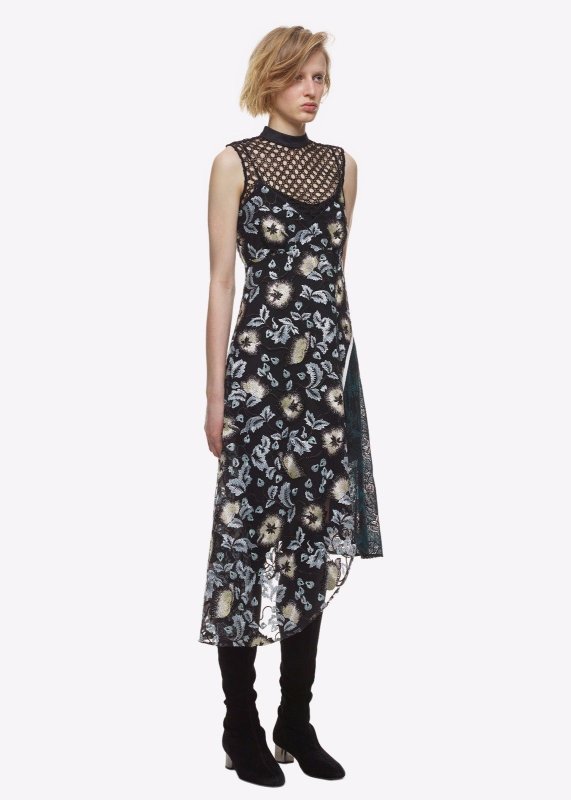 画像2: Self Portrait　セルフポートレイト　 Asymmetric Lace Dress (2)