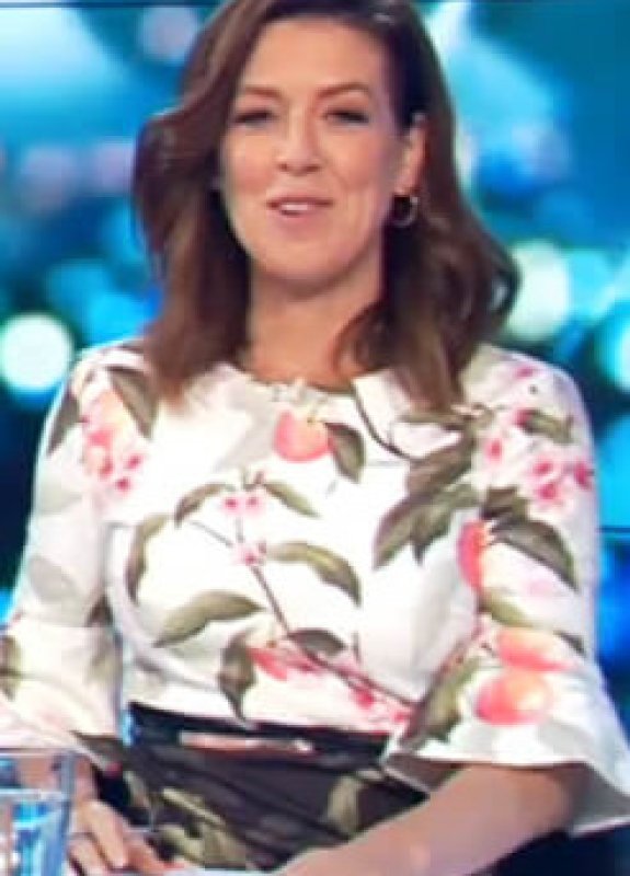 画像5: 【Gorgi Coghlan着用】Ted Baker テッドベイカー　 Peach Blossom Sheath Dress  07011 (5)