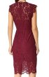 画像2: 【Hoda Kotb着用】Rachel Zoe   Suzette Fitted Dress 　Maroon  (2)