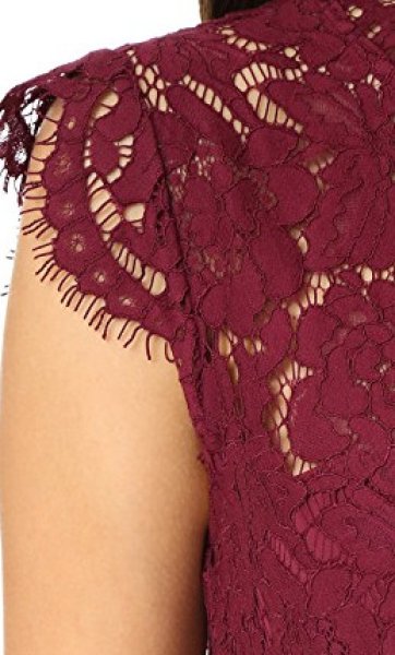 画像3: 【Hoda Kotb着用】Rachel Zoe   Suzette Fitted Dress  Maroon  (3)