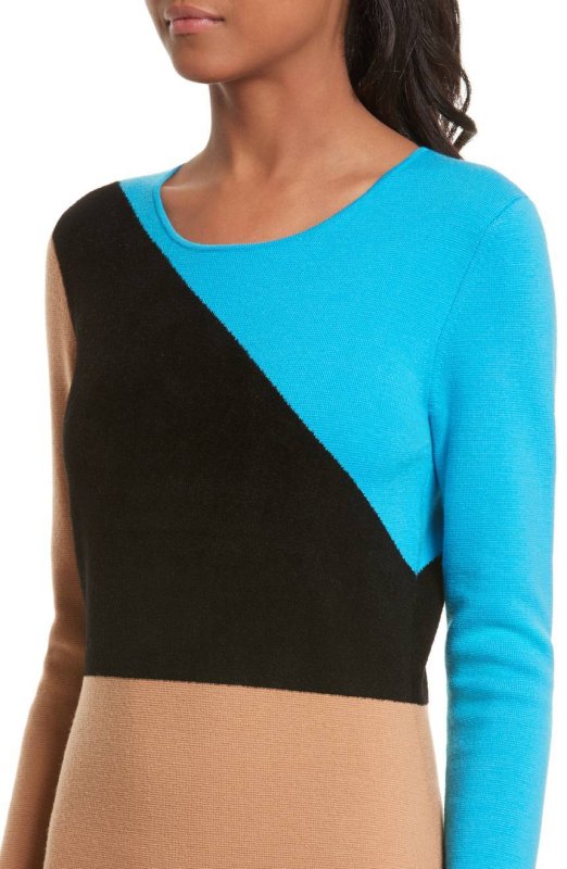 画像3: 【セレブ多数愛用】Diane von Furstenberg ダイアンフォンファステンバーグ　カラーブロックニットドレス  10135 (3)