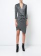 画像1: 【Kathie Lee Gifford愛用】Nicole Miller ニコルミラー　 plunge asymmetric dress  (1)