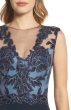 画像3: セール！Tadashi Shoji  パーティードレス　Sleeveless Illusion Lace Gown ネイビー (3)