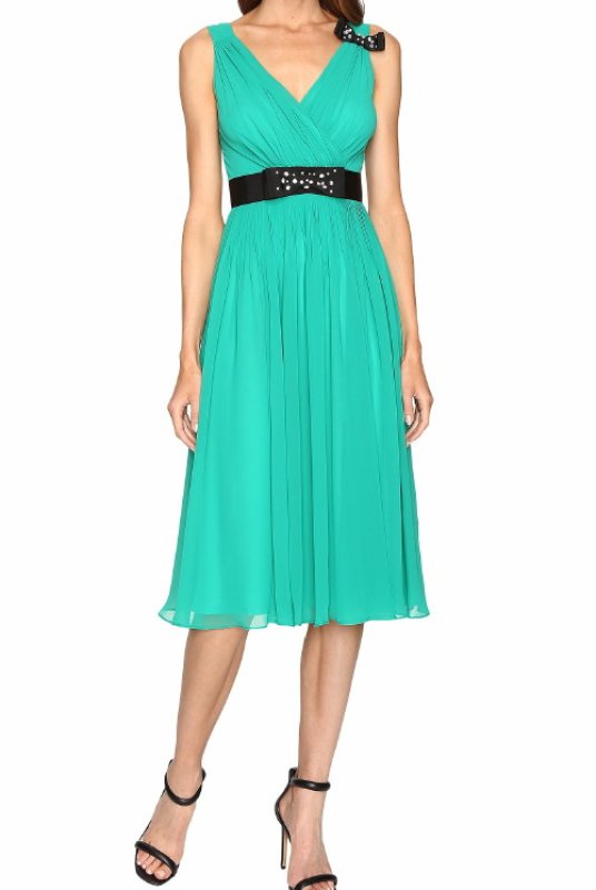 画像4: KATE SPADE New York ケイトスペード  リボン付きグリーンドレス (4)