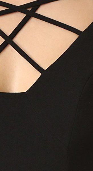 画像3: 【ドラマ使用】 Black Halo ブラックハロー Masca Dress ブラック (3)
