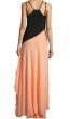 画像2: 再販売！Halston Heritage   Colorblocked Crepe Gown (2)