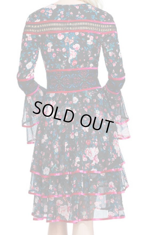 画像2: 【Lea Michele愛用】Tadashi Shoji  タダシショージ　 Lenoir Dress　ブラック (2)