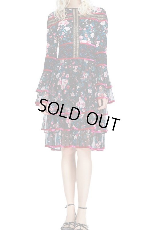 画像1: 【Lea Michele愛用】Tadashi Shoji  タダシショージ　 Lenoir Dress　ブラック (1)