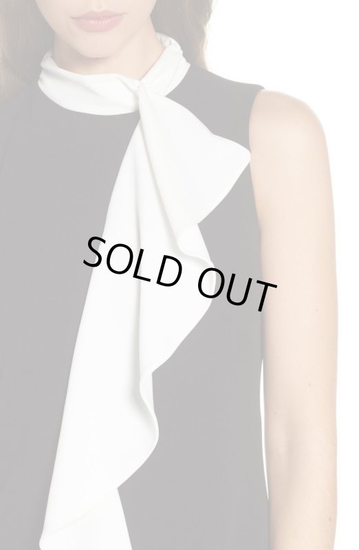 画像3: 【Kathie Lee Gifford愛用】Adrianna Papell アドリアナパペル　ラッフルカラーシフトドレス (3)