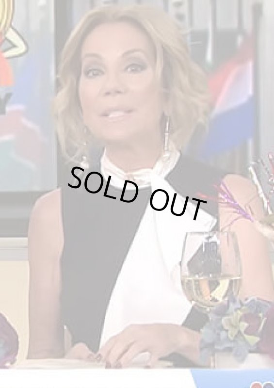 画像4: 【Kathie Lee Gifford愛用】Adrianna Papell アドリアナパペル　ラッフルカラーシフトドレス (4)