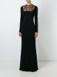 画像1: 再販売！Alexander McQueen アレキサンダーマックイーン　butterfly lace yoke gown (1)