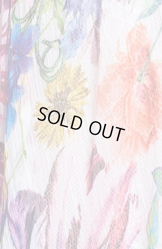 画像5: 【池田エライザさん着用】Tadashi Shoji  タダシショージ　花柄シフォンロングドレス (5)