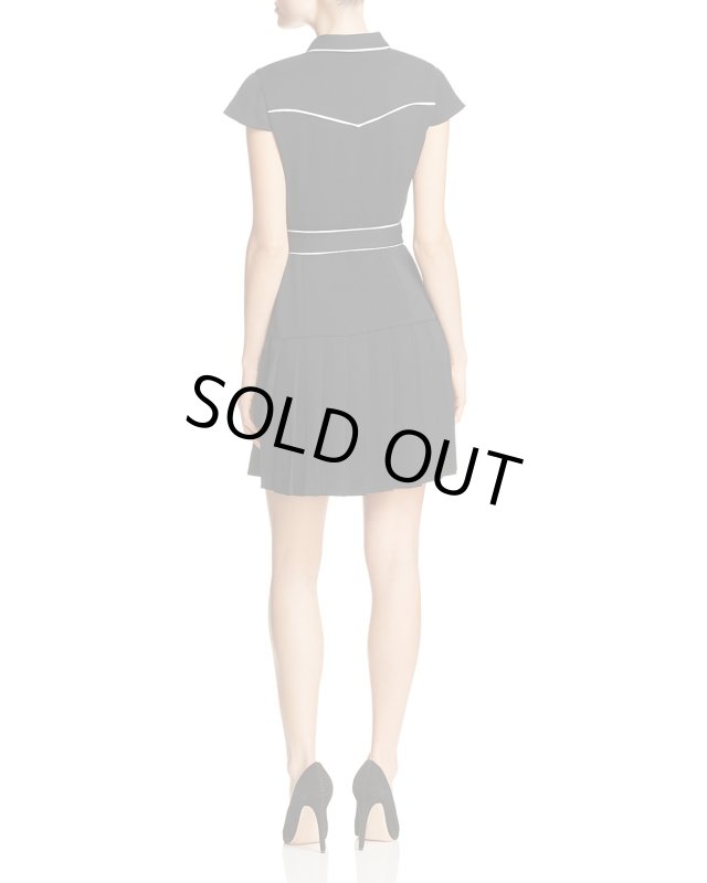 画像3: 【パリスヒルトン愛用】Alice + Olivia アリスアンドオリビア　yoko プリーツシャツドレス (3)