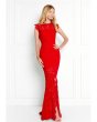 画像1: Rachel Zoe   Estelle Cutout Back Maxi Dress レッド (1)