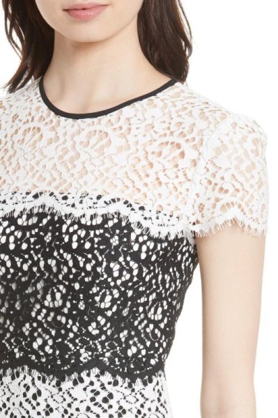 画像3: セール!Milly ミリー LACE GABRIELLE DRESS (3)