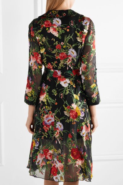 画像2: 【ドラマ使用、Amy Robach着用】Alice + Olivia アリスアンドオリビア  Abney Wrap Shirt Dress (2)