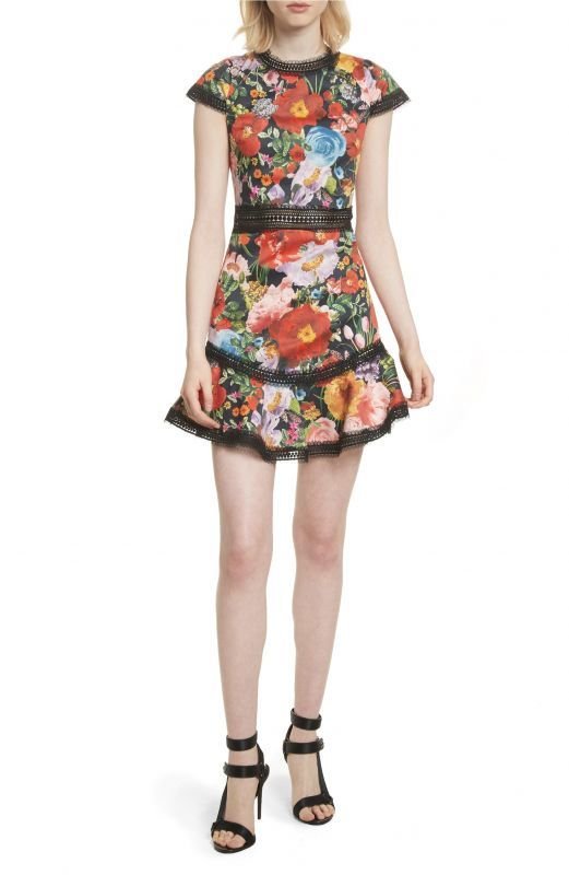 画像6: 【ヴァンサンカン掲載、ドラマ使用】Alice + Olivia アリスアンドオリビア　 Rapunzel Fit & Flare Dress  42407 (6)