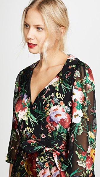 画像3: 【ドラマ使用、Amy Robach着用】Alice + Olivia アリスアンドオリビア  Abney Wrap Shirt Dress (3)