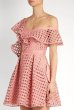 画像2: 【小嶋陽菜さんご着用】Self Portrait　セルフポートレート　 Lace Frill Mini Pink Dress  (2)
