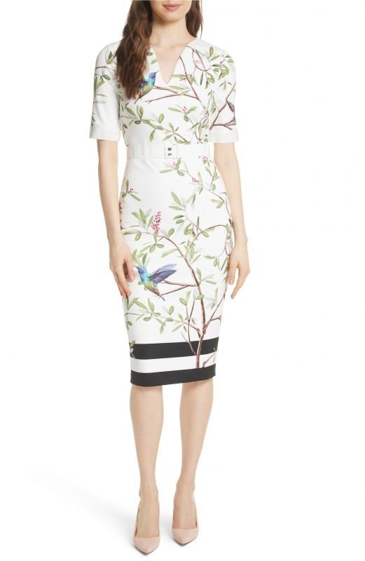 画像1: 【ドラマ使用】Ted Baker テッドベイカー  Evrely Highgrove Dress (1)