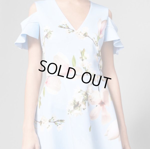 画像3: 【ドラマ使用】Ted Baker テッドベイカー  Effrae Harmony Cold-Shoulder Dress (3)