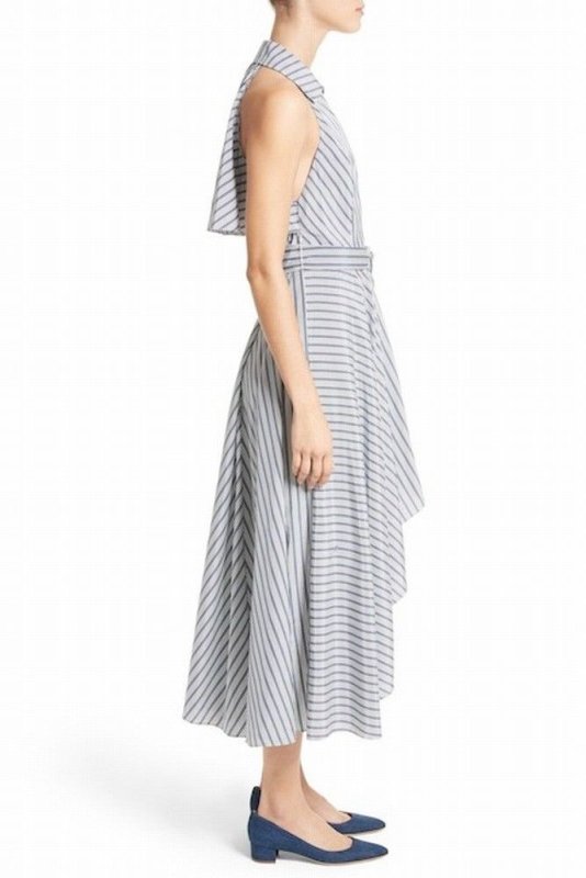 画像3: Milly ミリー　ストライプラップドレス (3)