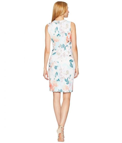 画像2: 【ドラマ使用】Calvin Klein カルバンクライン  Printed Sheath (2)