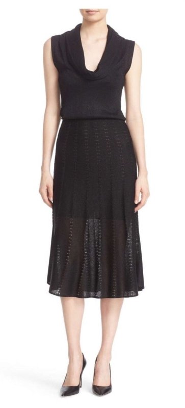 画像1: Alice + Olivia アリスアンドオリビア 　Jacey  カウルネックドレス  9904 (1)