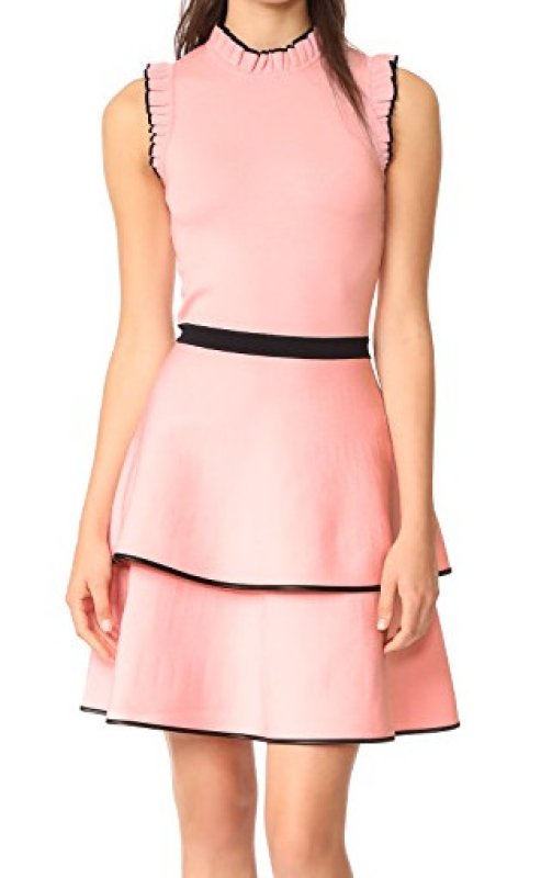 画像1: 【Amy Robach着用】Parker パーカー　Ryker Dress　ピンク (1)