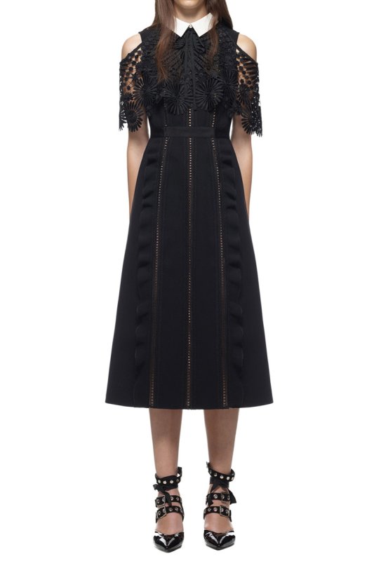 画像2: 期間限定再販売！【橋本環奈さん、パリスヒルトン愛用】Self Portrait　セルフポートレイト　Hinkley Midi Dress  4403 (2)