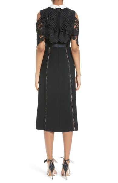 画像3: 期間限定再販売!【橋本環奈さん、パリスヒルトン愛用】Self Portrait セルフポートレイト Hinkley Midi Dress  4403 (3)