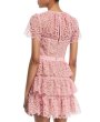 画像2: 【パリスヒルトン愛用】Self Portrait　セルフポートレート　pink tiered lace mini dress (2)
