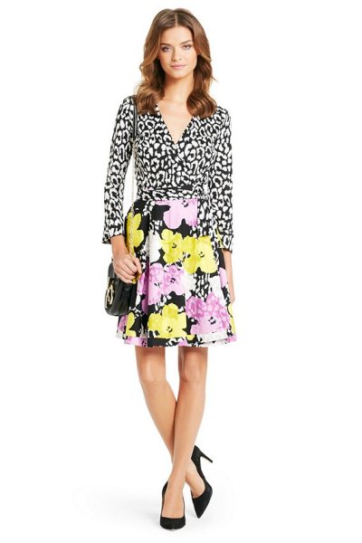 画像2: レアな限定モデル!【道端ジェシカさん愛用】Diane von Furstenberg   ダイアンフォンファステンバーグ pop wrap Amelia  dress (2)