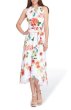 画像1: 【Kathie Lee Gifford着用】Tahari by ASL   Sleeveless Floral Chiffon Midi Dress (1)