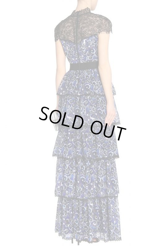 画像2: Alice + Olivia アリスアンドオリビア　McKee ティヤードマキシドレス (2)