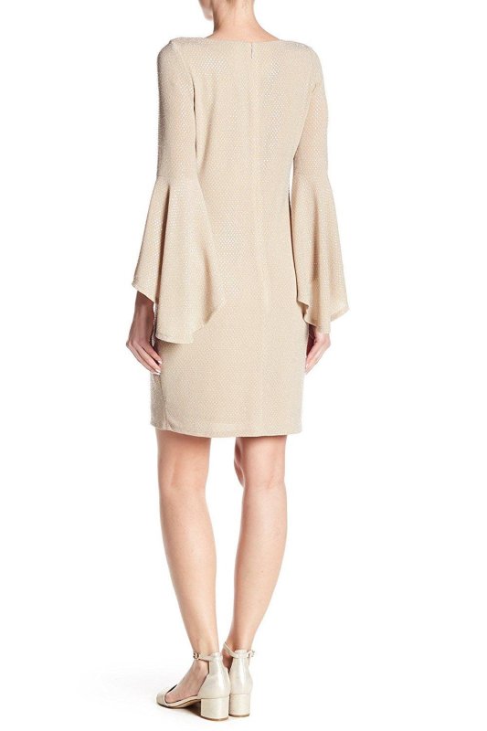 画像2: Eliza J 　スパンコールベルスリーブドレス  09275 (2)