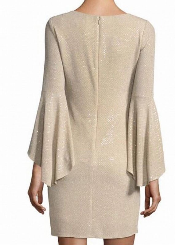 画像5: Eliza J 　スパンコールベルスリーブドレス  09275 (5)