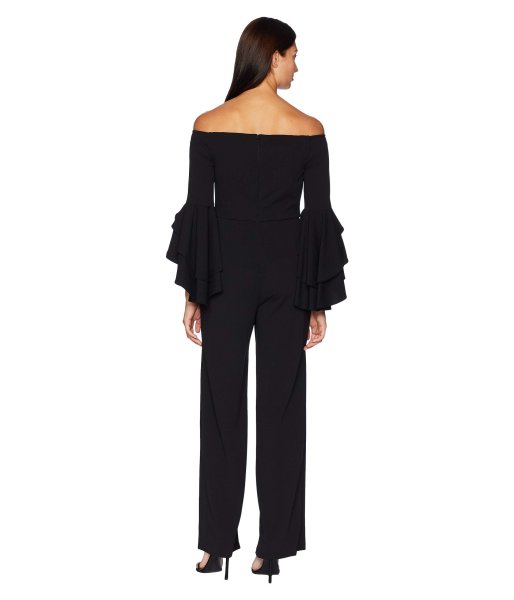 画像2: 【Kathie Lee Gifford愛用】Adrianna Papell アドリアナパペル ティヤードラッフルジャンプスーツ (2)