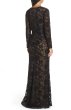 画像3: 期間限定50%オフ！【とよた真帆さん着用】Tadashi Shoji タダシショージ   パーティードレス　Burnout Lace Gown ブラック (3)