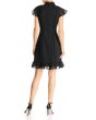 画像2: 【Kathie Lee Gifford愛用】Adrianna Papell アドリアナパペル　Textured Chiffon Ruffle Dress  (2)