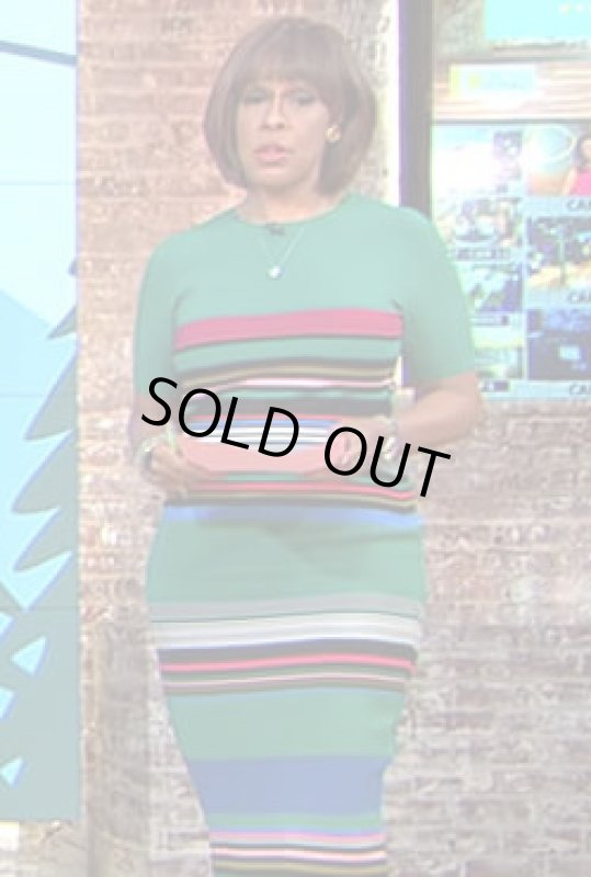 画像4: 【セレブ多数愛用】Diane von Furstenberg　ダイアンフォンファステンバーグ　ストライプセータードレス  (4)