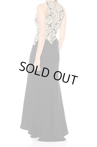 画像3: Tadashi Shoji タダシショージ   イブニングドレス Tuloni Sequin Crepe Gown ブラック (3)