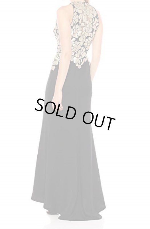 画像3: Tadashi Shoji タダシショージ   イブニングドレス　Tuloni Sequin Crepe Gown ブラック (3)